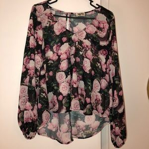 Show Me Your MuMu floral long sleeve top